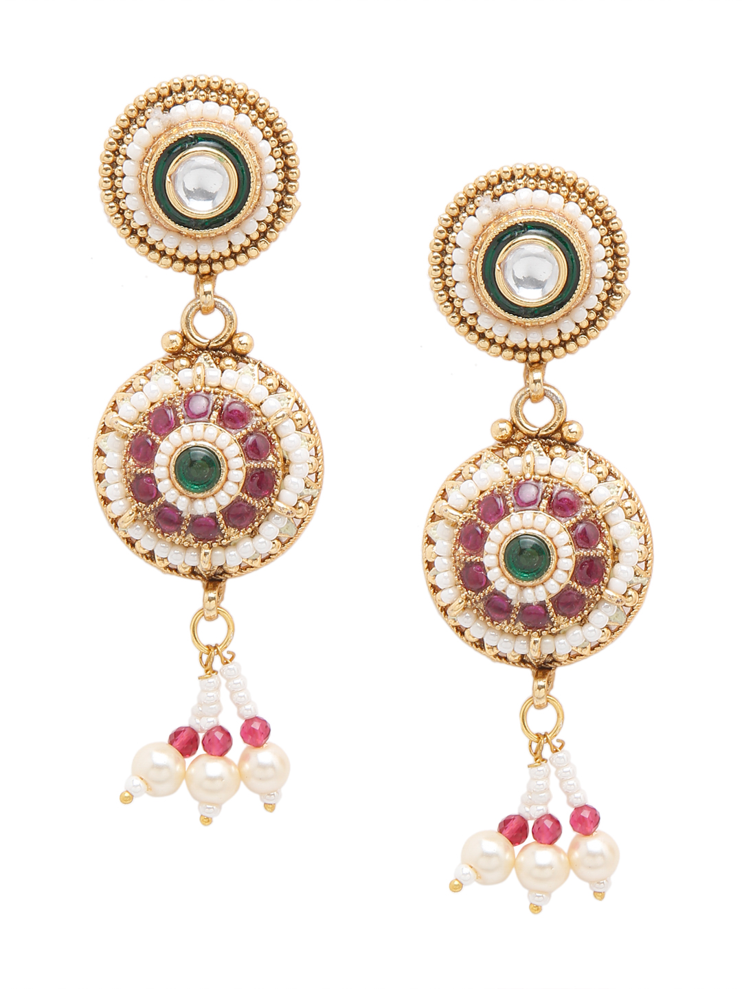 YouBella Jewellery Celebrity Inspired Gold Plated Necklace Jewellery Set for Girls and Women